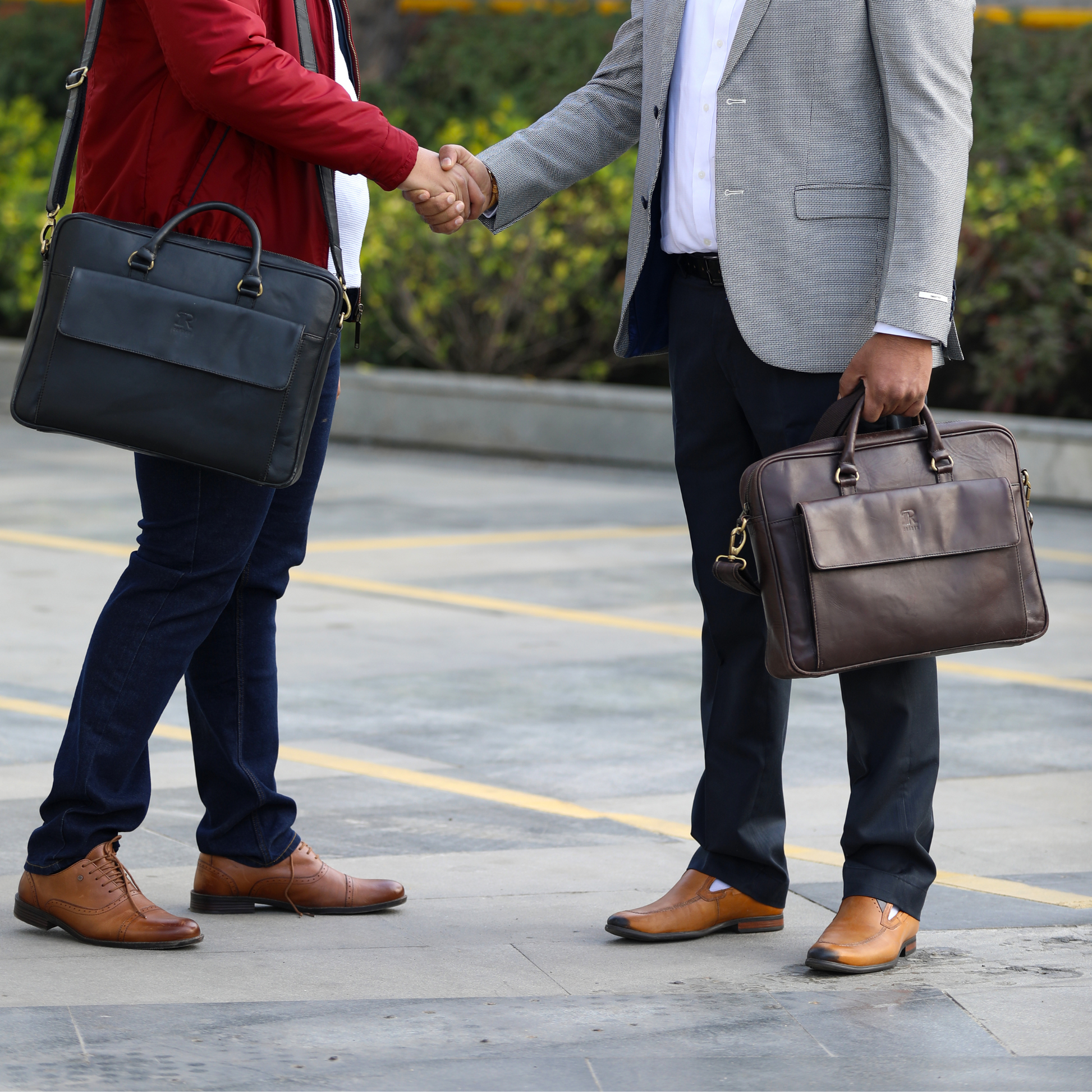 Brown Leather Laptop Bag