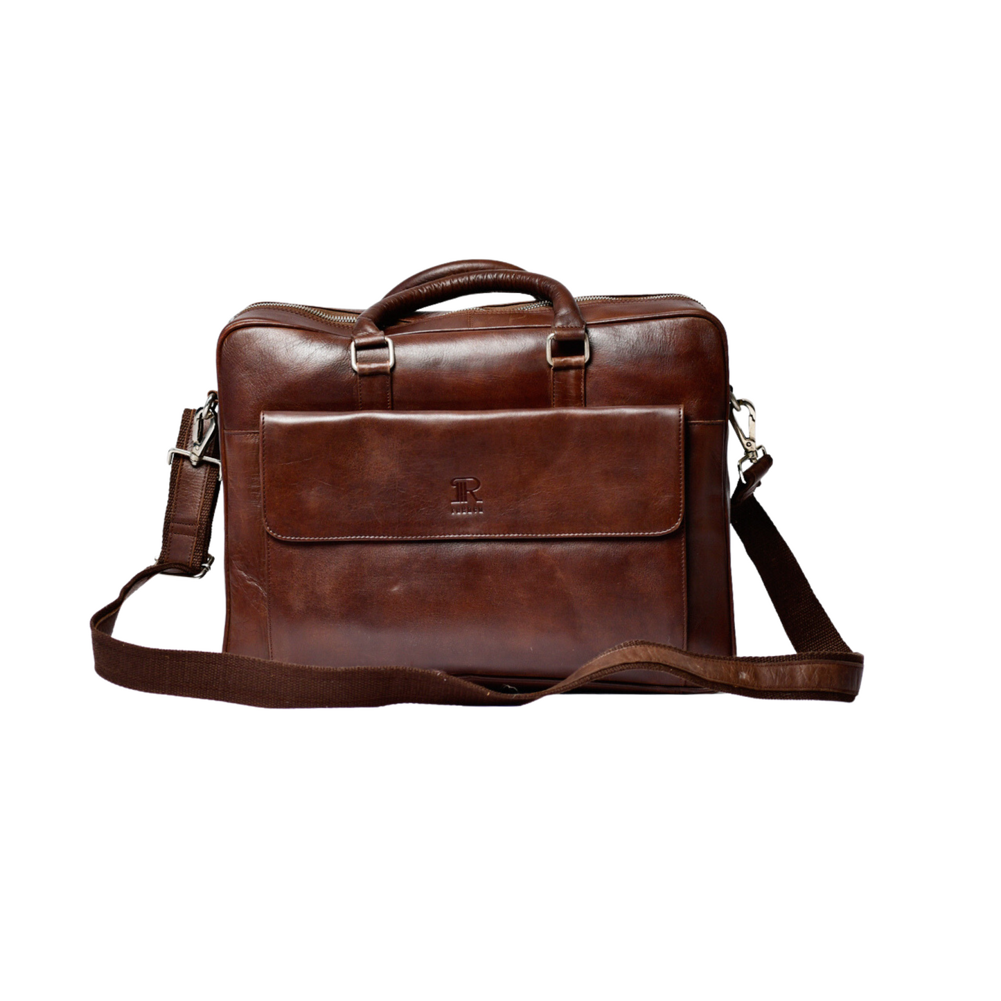 Brown Leather Laptop Bag