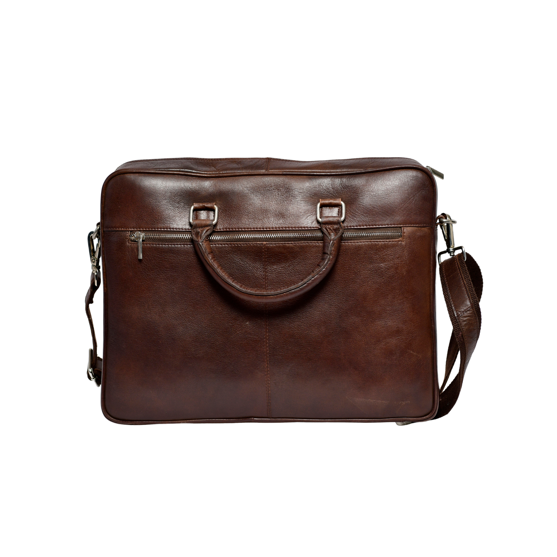 Brown Leather Laptop Bag