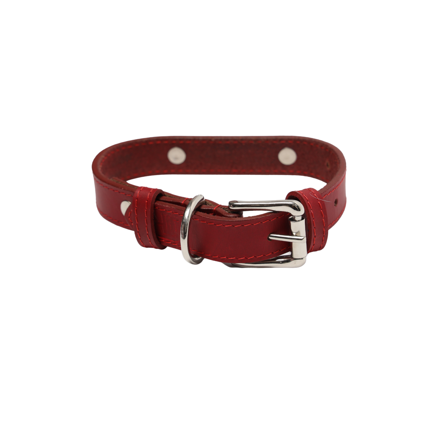 Tan Leather Dog Collar