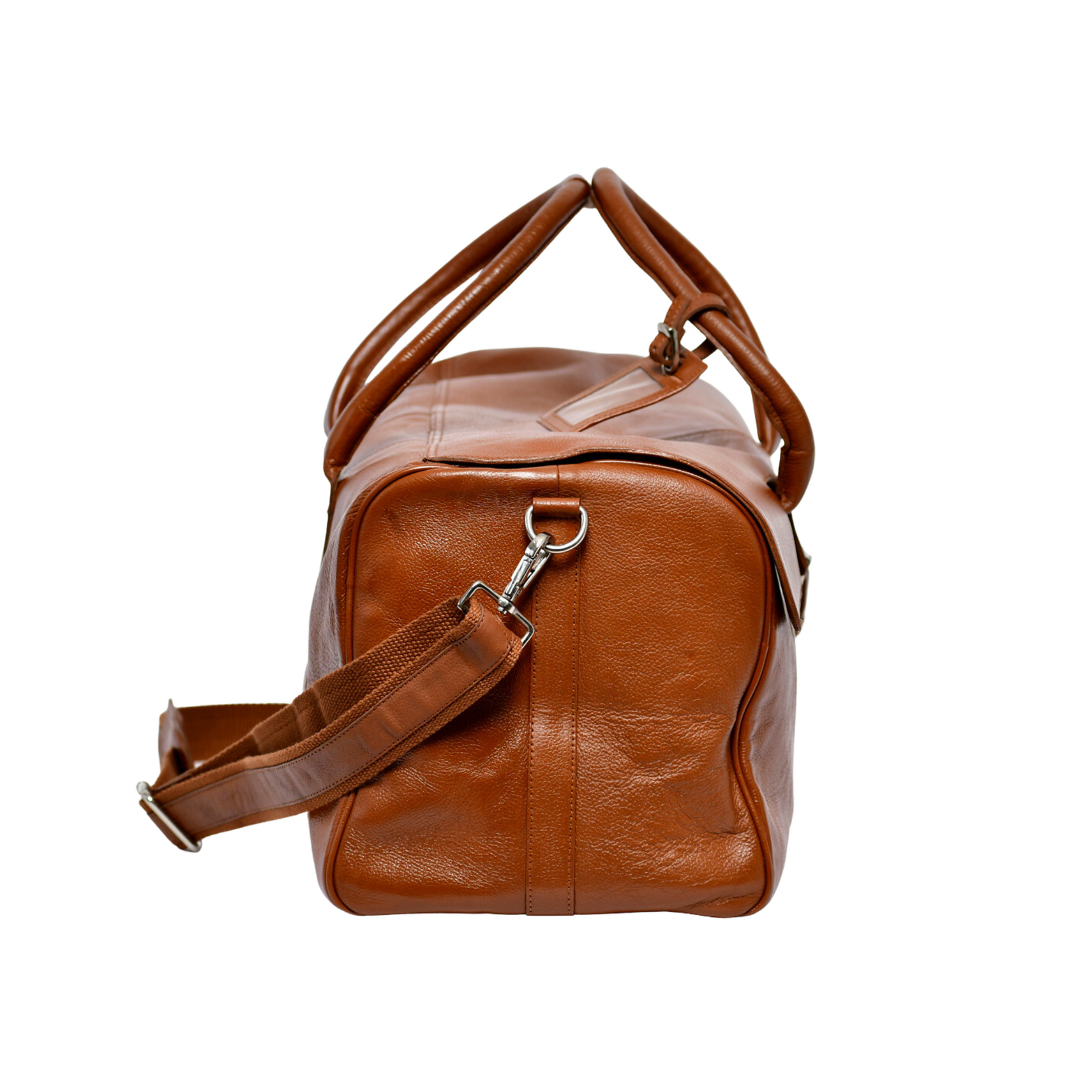 Tan Leather Luggage Bag