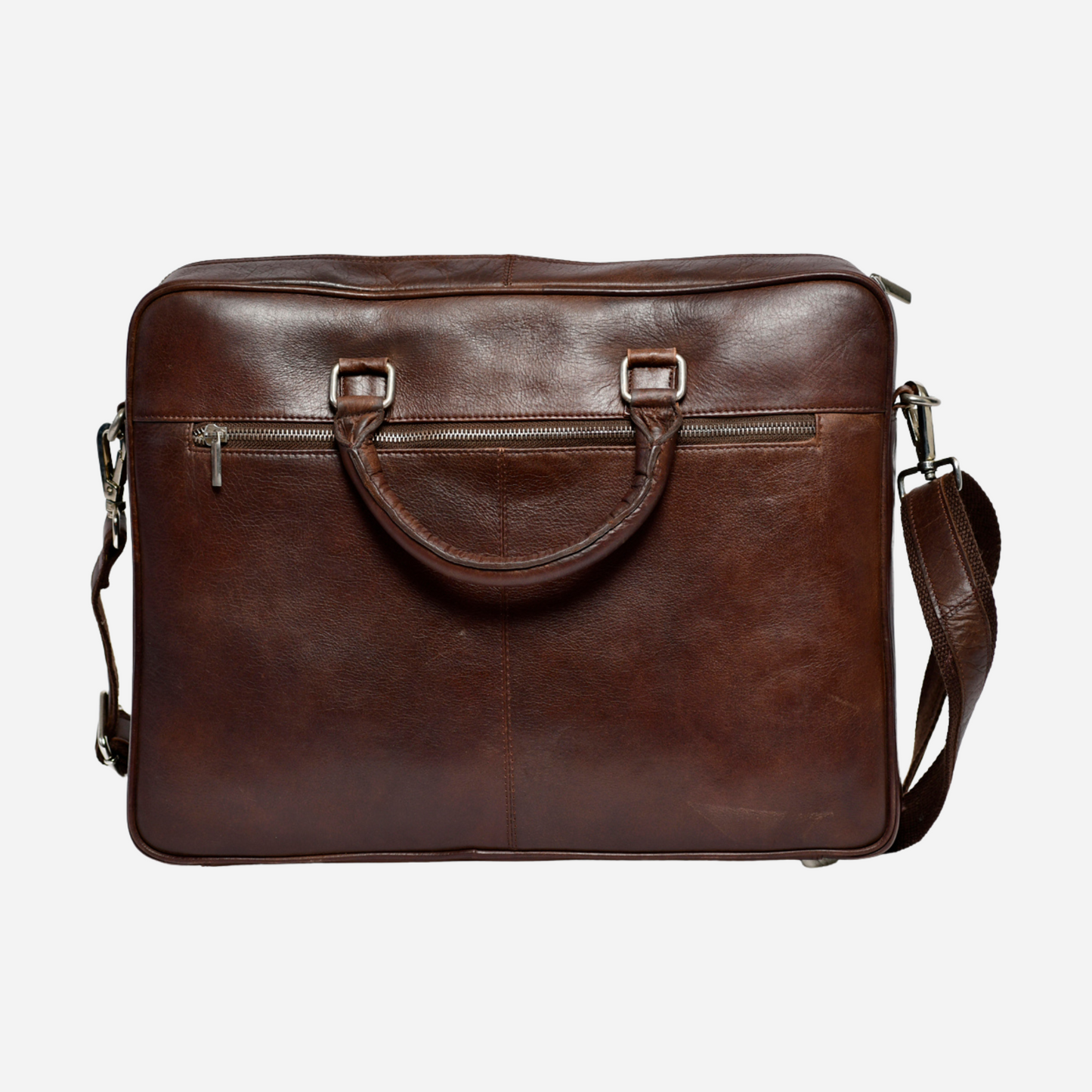 Brown Leather Laptop Bag