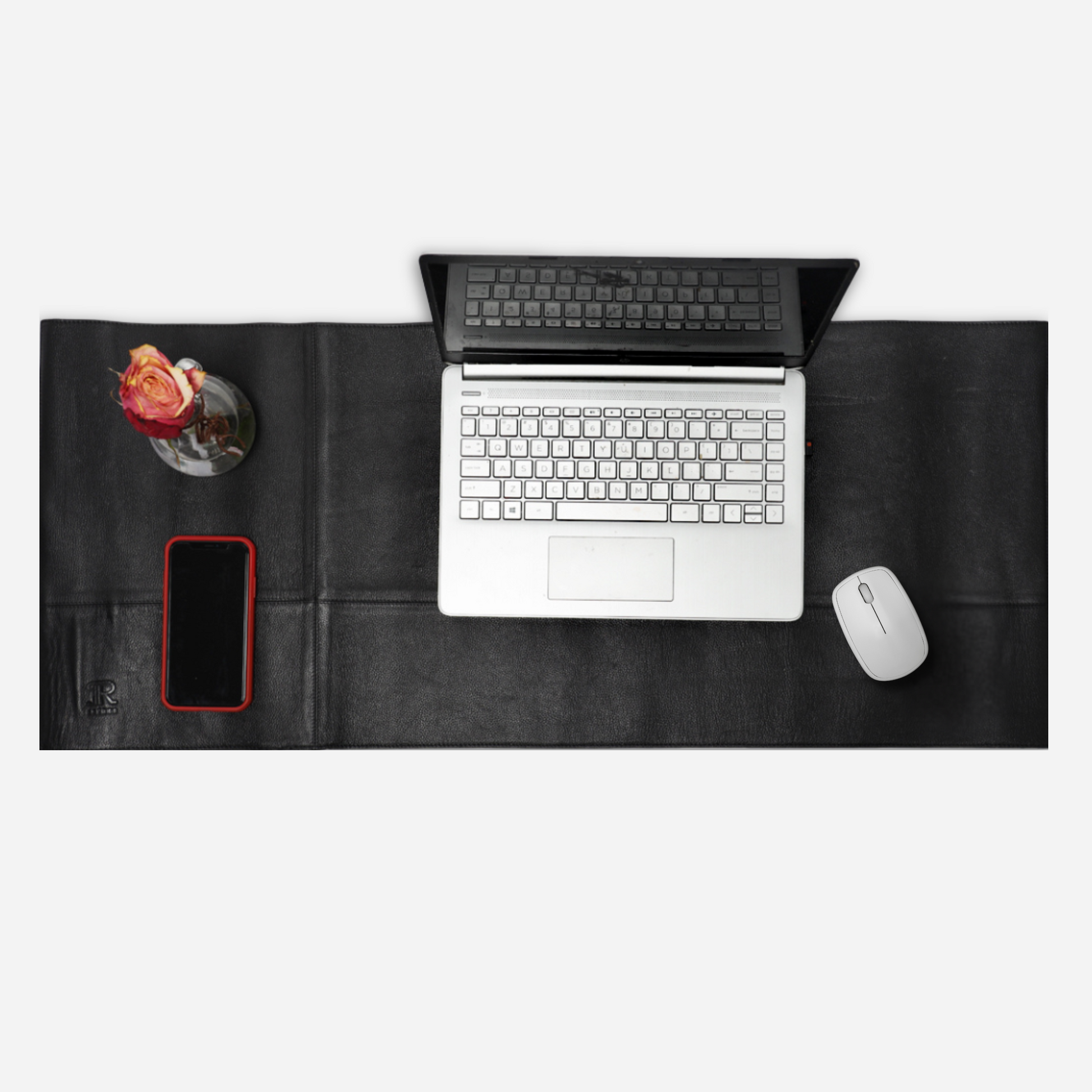 Black Leather Desk Pad 