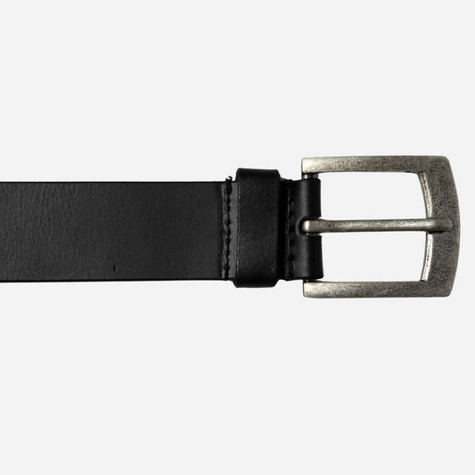 black leather belt 