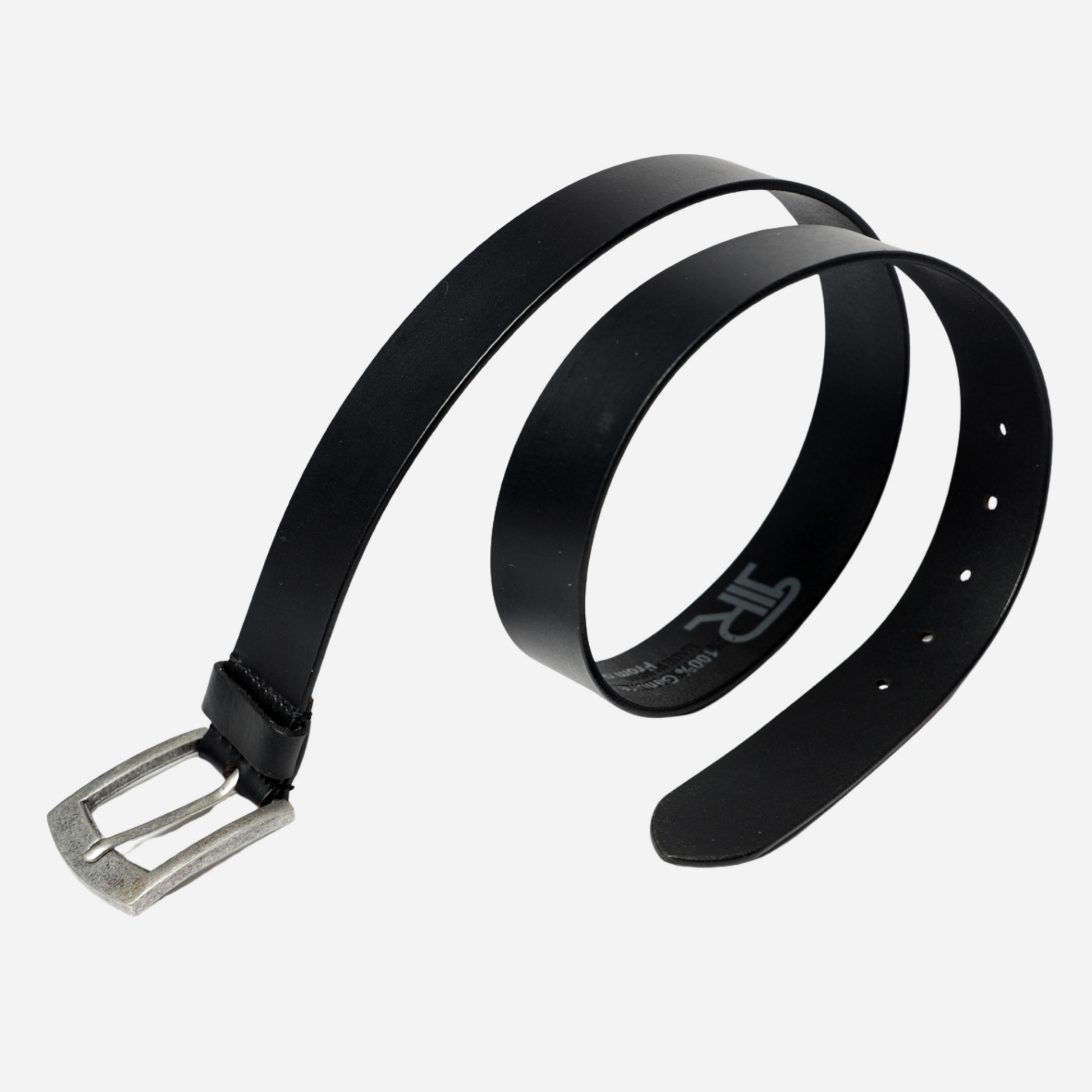 black leather belt 