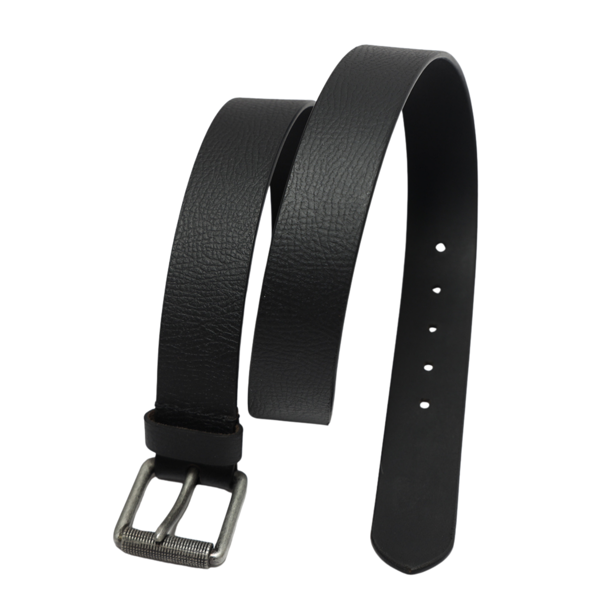 black leather belt 