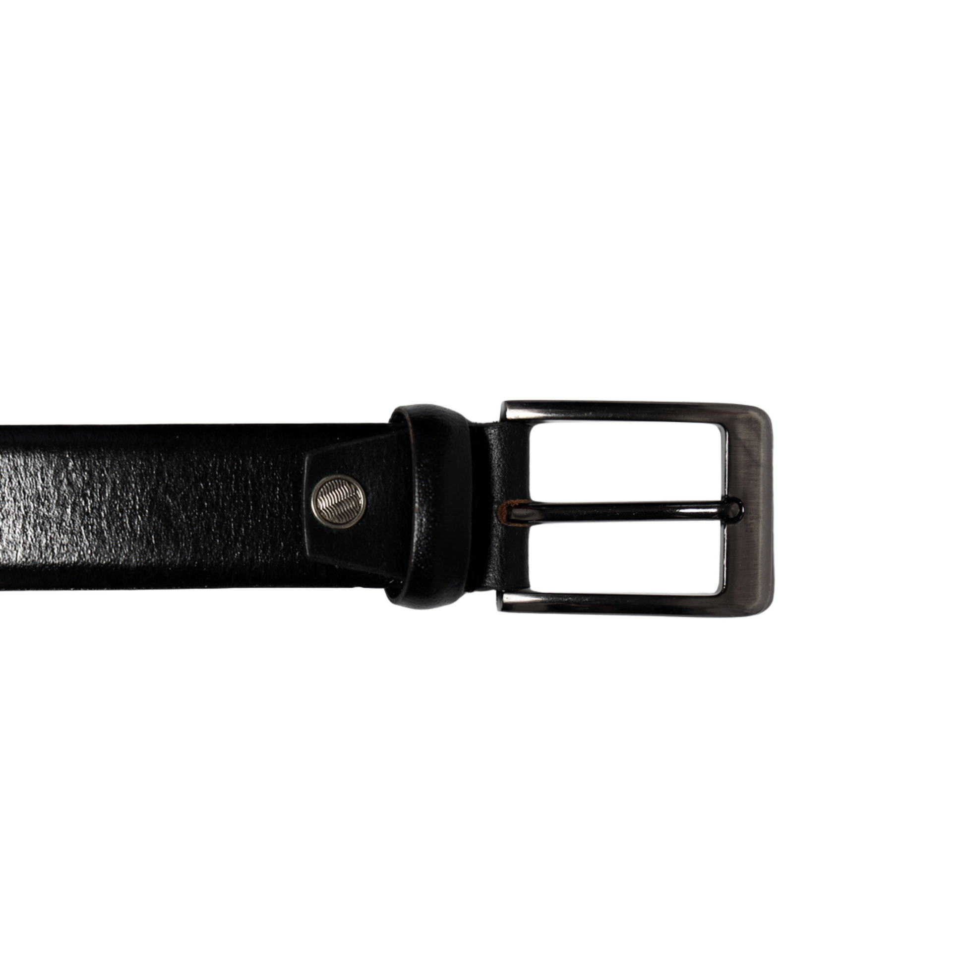 black leather belt 