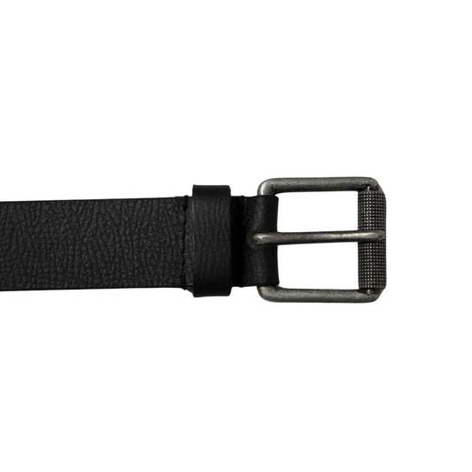 black leather belt 