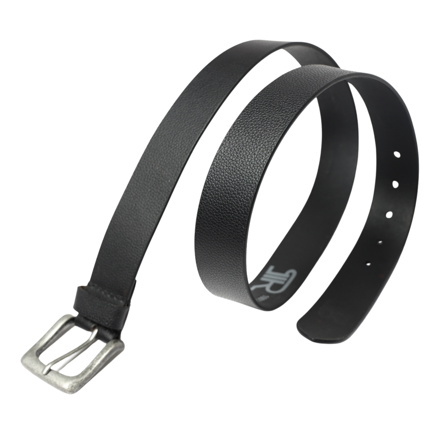 Leather Flat Buckle Belt