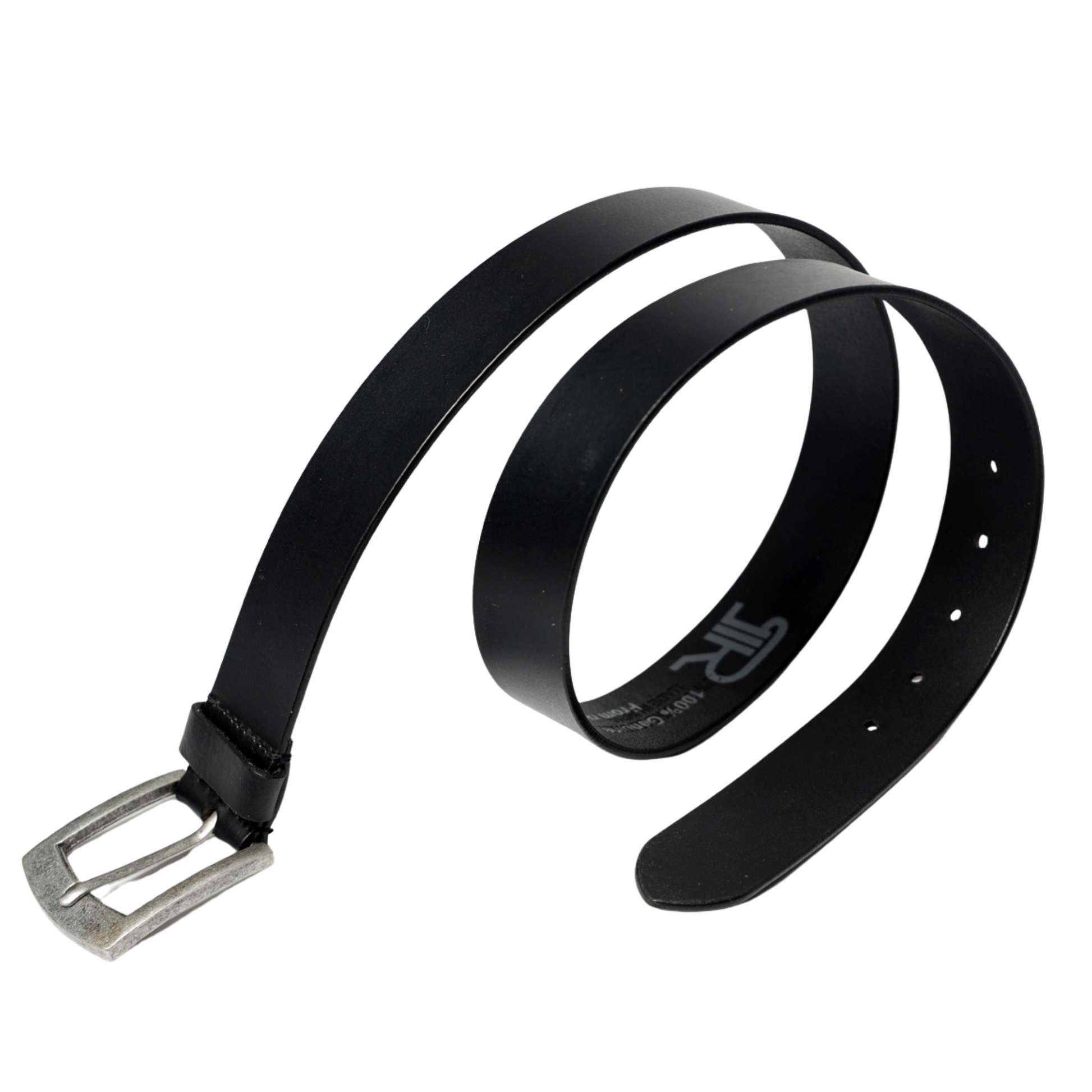 black leather belt 