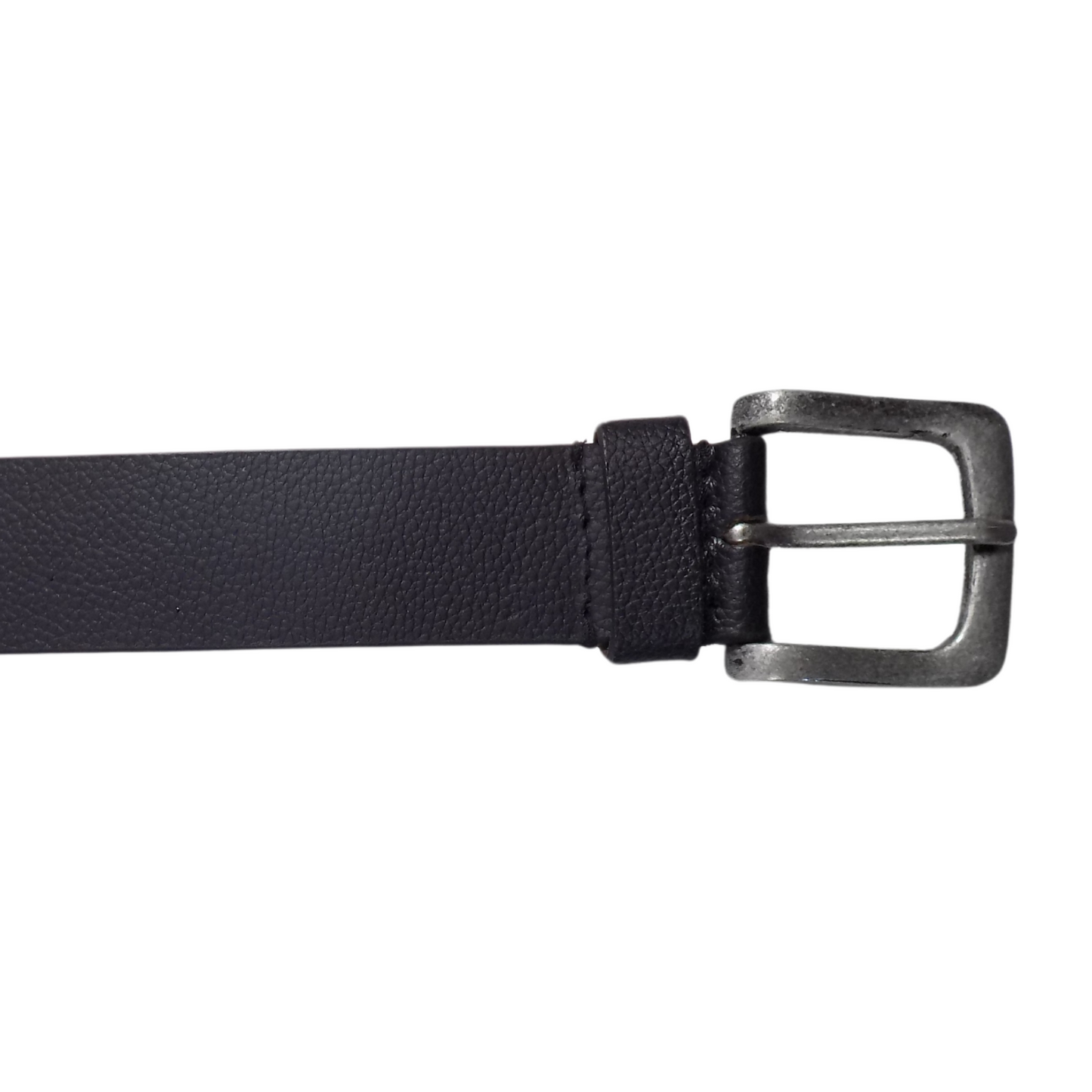 Leather Flat Buckle Belt