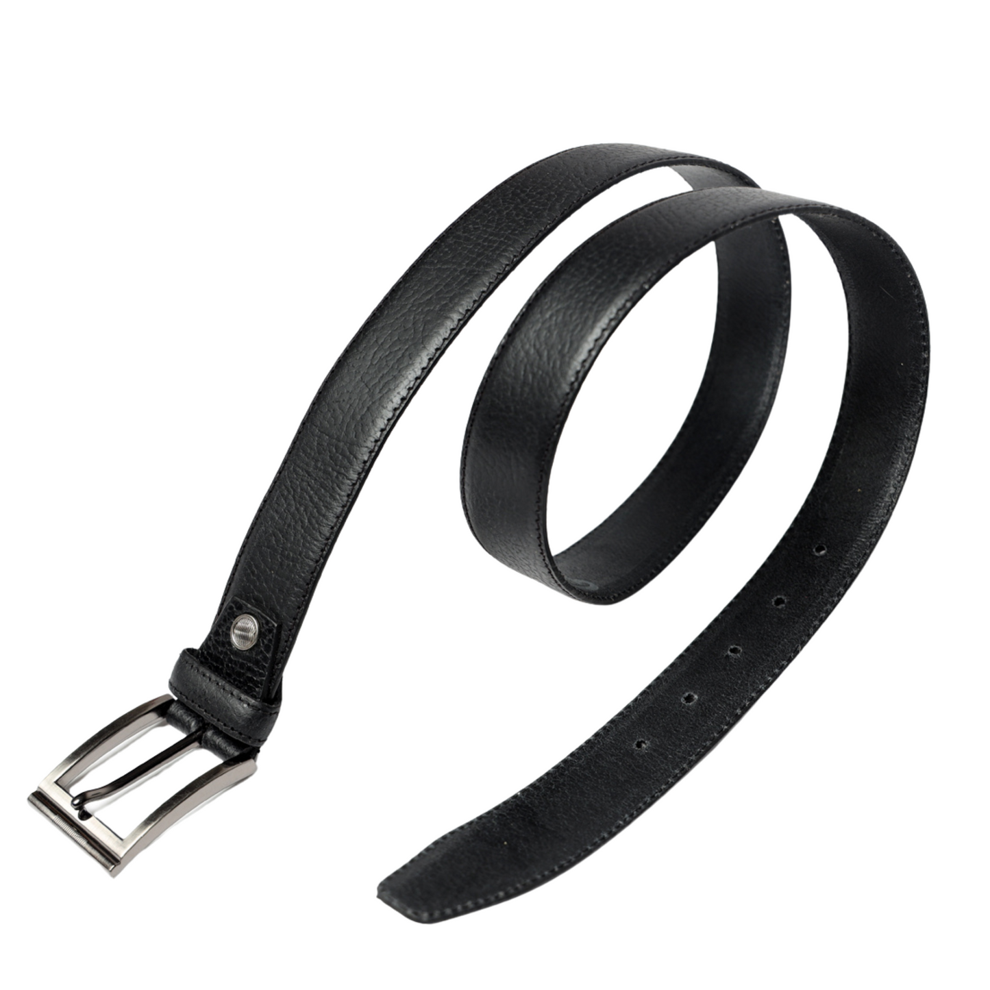 black leather belt 