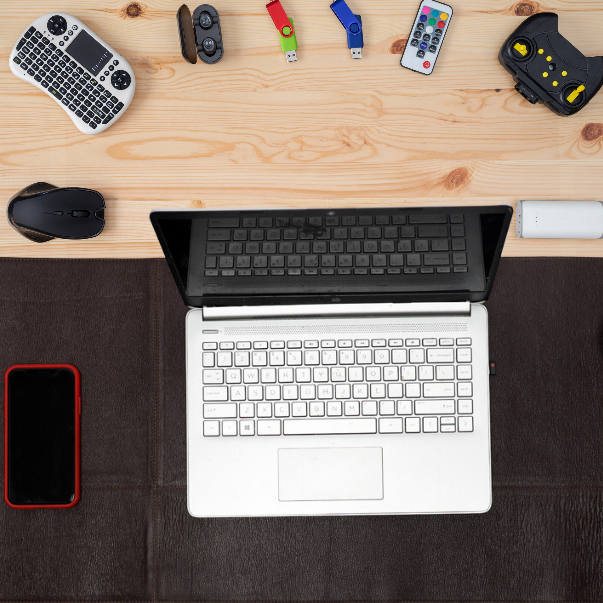 Brown Leather Desk Pad 