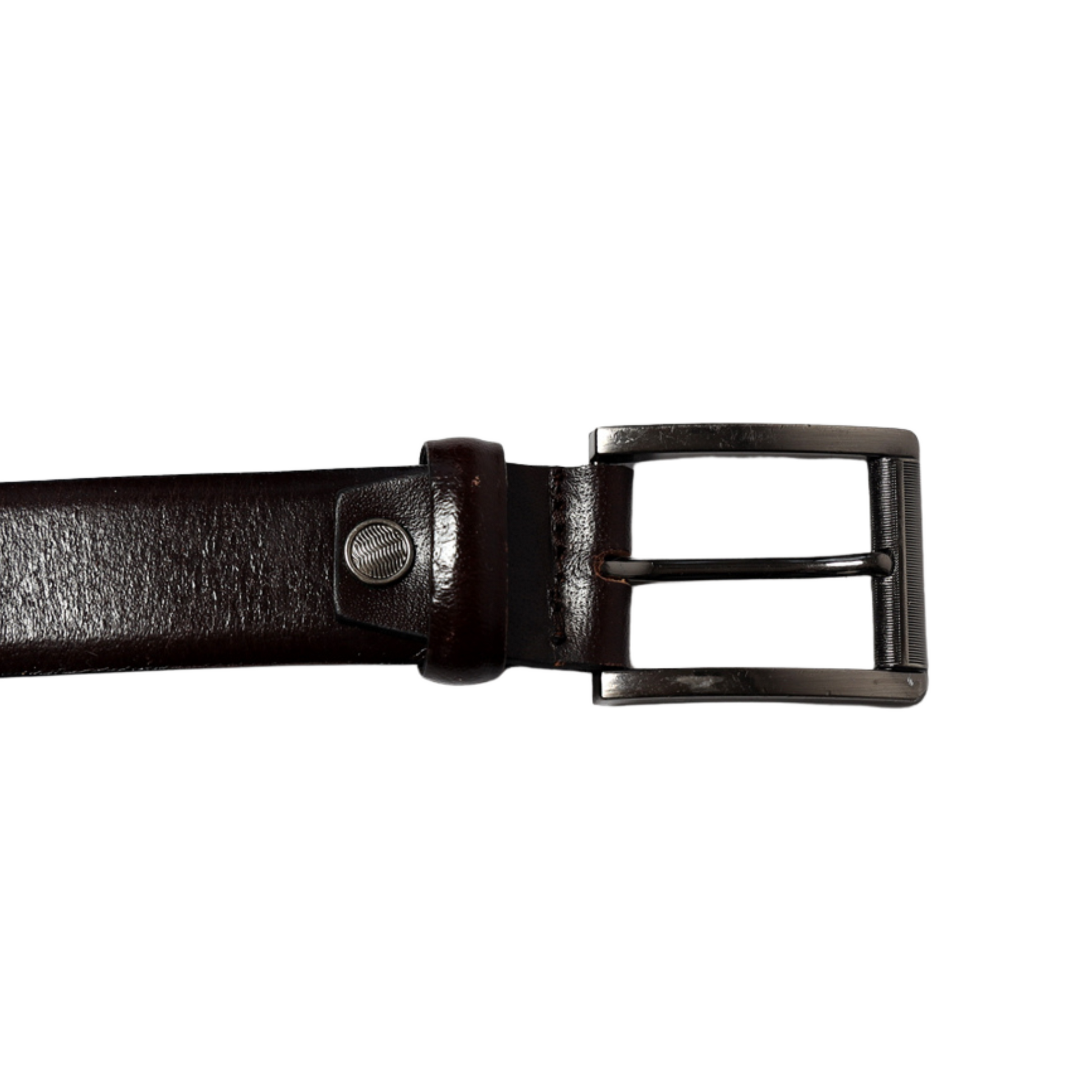 brown leather belt 